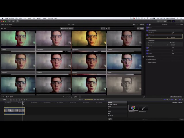 Final Cut Pro X Real-Time Previewing of LUTs Coming...
