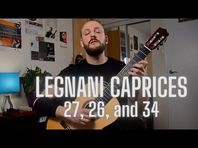 Legnani Caprices Nos. 27, 26, and 34