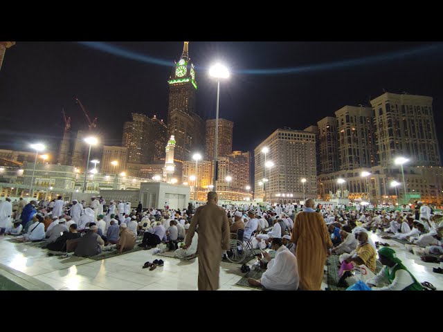 معكم من المسجد الحرام صلاة العشاء والتراويح ليلة 6 رمضان
