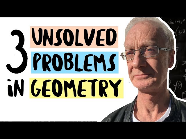 Three unsolved problems in geometry