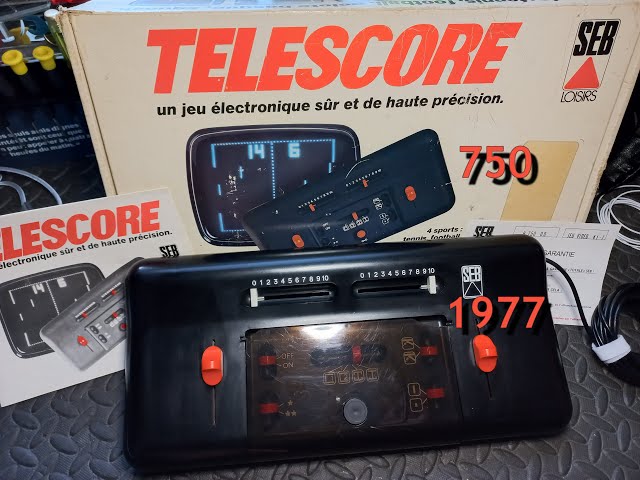 Console Pong SEB Telescore 750 1977, Salut les Rétros !
