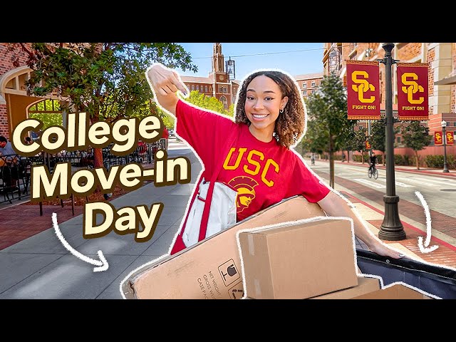 College Move-In Day VLOG! (USC Sophomore Year, Dorm Decorating + Mini Tour)