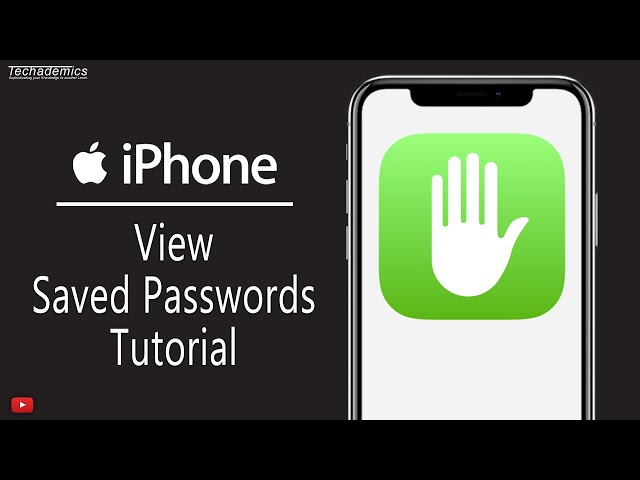 How To View Saved App Passwords On iPhone - (Tutorial)