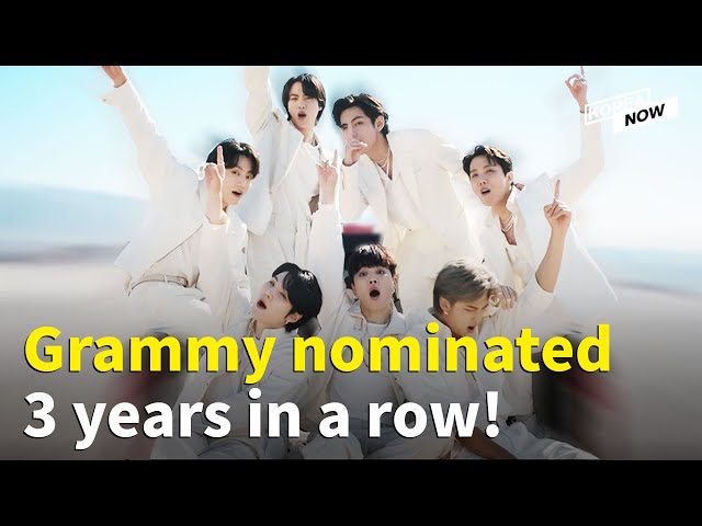 BTS named for 3 Grammy categories... 3 years in a row, first in K-pop