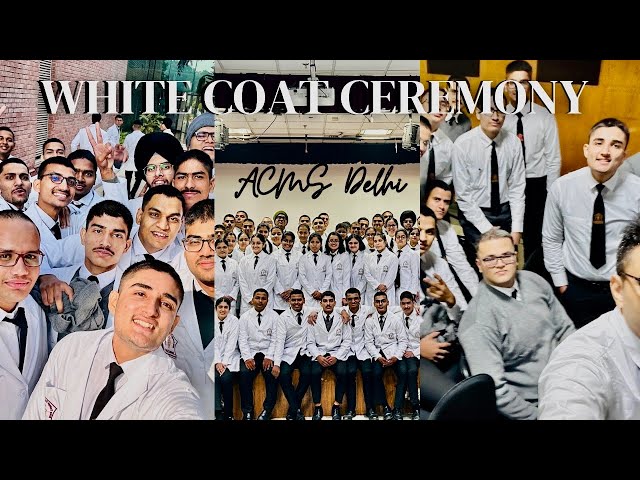 Happiest Moment in the life of a Medicos | White Coat Ceremony ACMS 🥼
