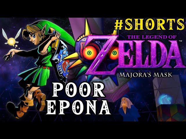 Poor Epona - Zelda Majora's Mask #shorts