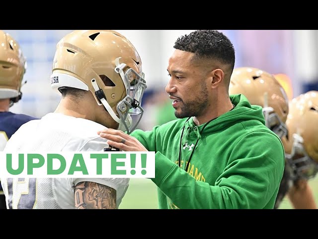 Notre Dame Football News - Marcus Freeman Spring Practice Update