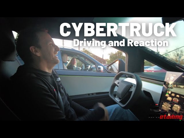 Driving the Cybertruck - Gets a lot of Attention!