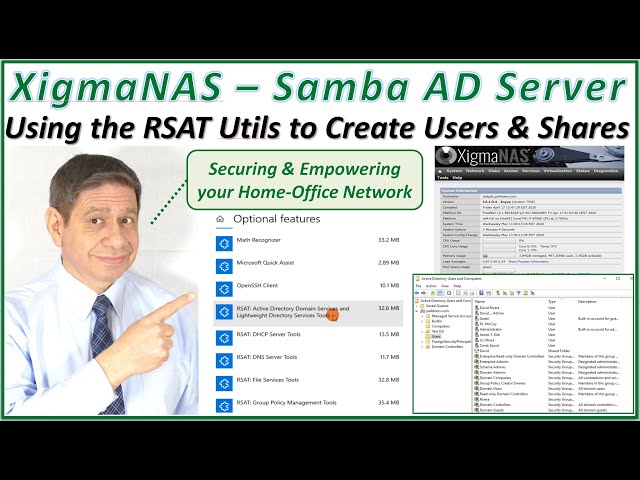 SERVER BUILD - Part 4 Step 3 – ATTACHING WINDOWS PCs to a SAMBA AD & FILE SERVER, Video 3 (Clients)