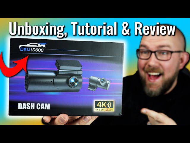 GKU D600 Dash Cam Unboxing, Install Tutorial & Review