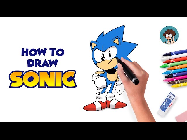 How to draw sonic