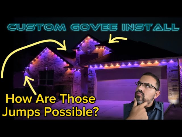 Govee Outdoor Permanent Lights-1st Gen.*HOW TO FULLY CUSTOMIZE* @GOVEE #govee #howto #diy