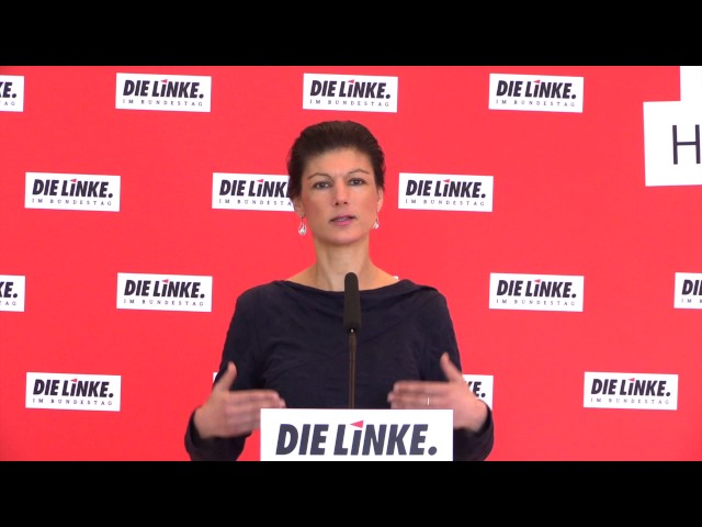 Sahra Wagenknecht, DIE LINKE: Wir sehen mit Optimismus in dieses Wahljahr