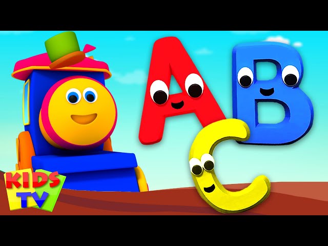 Alphabet Adventure With Bob The Train, हिंदी वर्णमाला, Hindi Rhymes and Preschool Songs