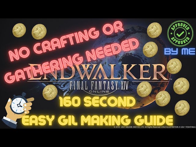 FFXIV Easy Gil Money Making Guide || 160 Second NON Crafting or Gathering GIL GUIDE || ENDWALKER