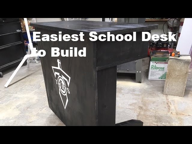 How to Build a Small School Desk