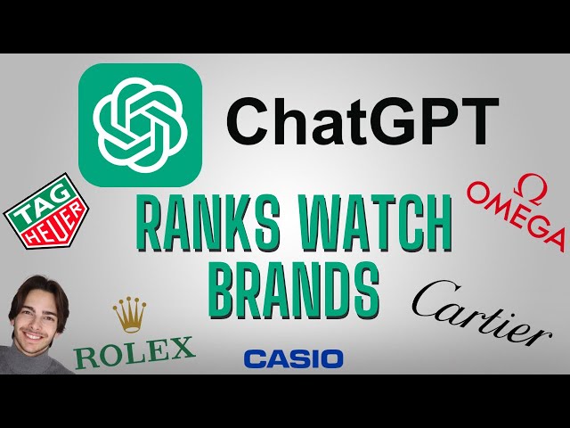 Reacting to Artificial Intelligence Ranking Watch Brands
