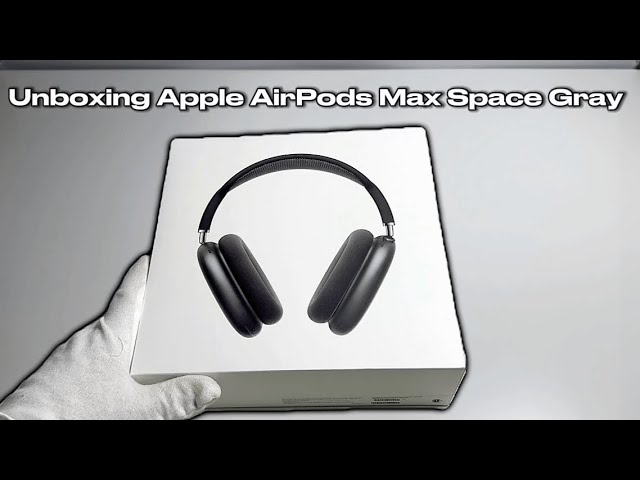 "AirPods Max Space Gray Unboxing and Review - Premium Sound & Style!"