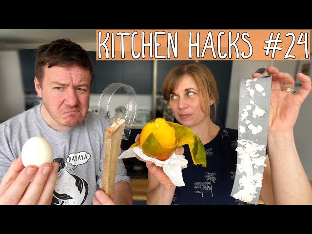 We tested Viral Kitchen Hacks | Can You Peel an Egg with Tape?!