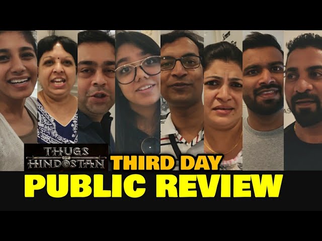 Thugs Of Hindostan THIRD DAY Public Review | Amitabh Bachchan, Aamir Khan, Katrina Kaif | TOH