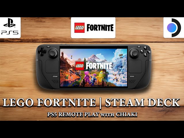 LEGO Fortnite | Steam Deck Gameplay | PS5 Remote Play with Chiaki