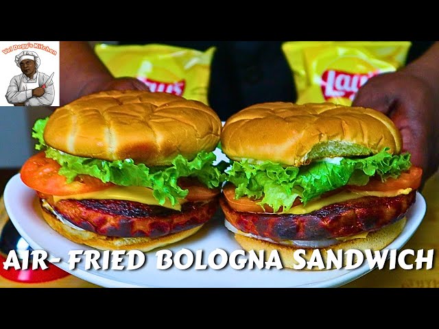 AIR FRIED BOLOGNA SANDWICH | HOW TO MAKE AIR FRYER BOLOGNA SOUTHERN STYLE VIDEO RECIPE