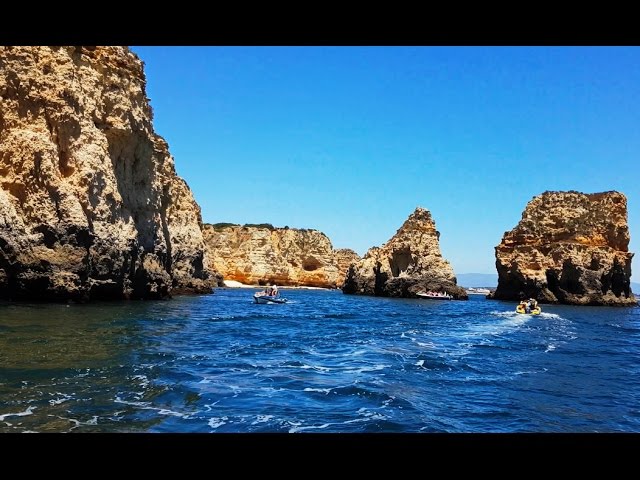 Samsung Galaxy S7 Edge 4K Ultra HD Video camera Test! Portugal Algarve, Benagil Caves Tour, All Cave