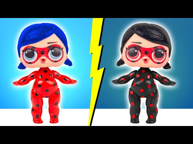 Ladybug vs Shadybug ⚡️ Miraculous Doll DIY