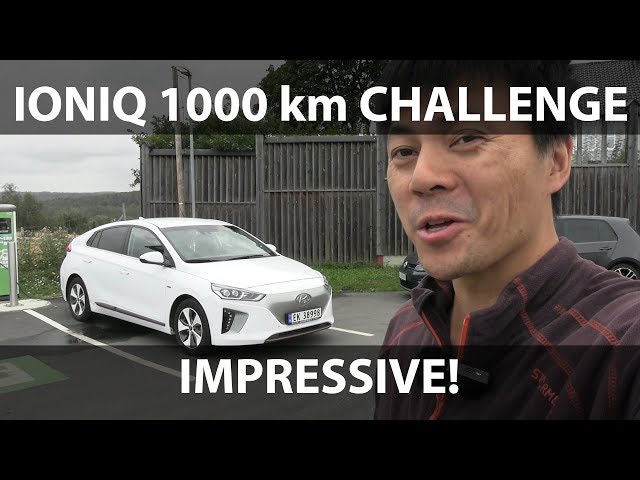 Hyundai Ioniq 28 kWh 1000 km challenge