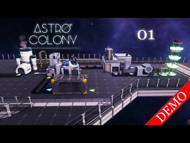 Angespielt | Astro Colony Demo | 01 | Asteroiden überall