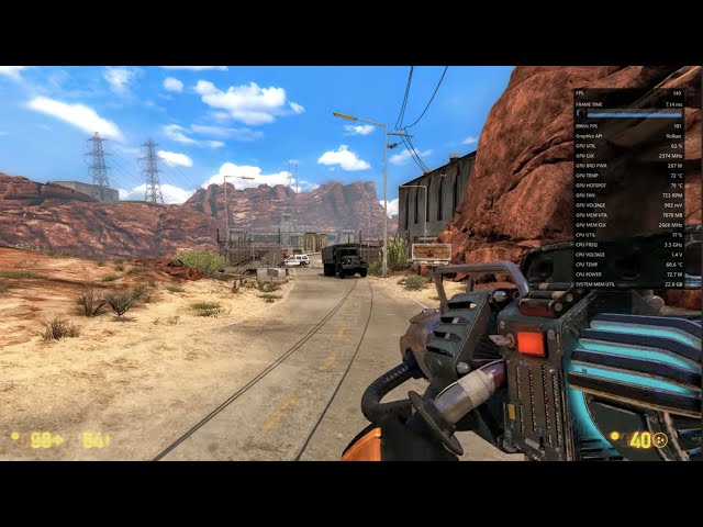Half Life: Black Mesa (Necro patch) | Vulkan (DXVK) | 7900 XTX, 5950x, 1440p, Max Settings