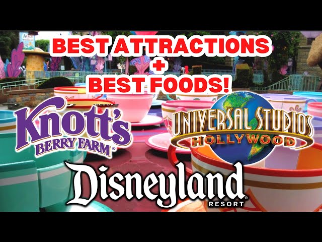 3 THEME PARKS IN 1 DAY! BEST OF Disneyland, Knott's Berry Farm, & Universal Studios