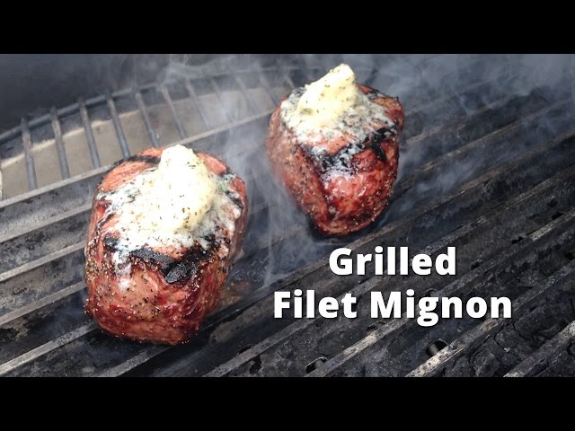 Grilled Filet Mignon on the Big Green Egg | Filet Mignon Steak Recipe from Malcom Reed HowToBBQRight