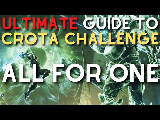 ULTIMATE Guide to MASTER Crota Challenge: ALL FOR ONE | Crota's End Challenge Mode Guide