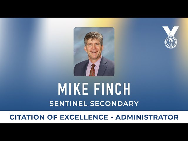 2024 BCSS Citation of Excellence - Administrator Award - Mike Finch