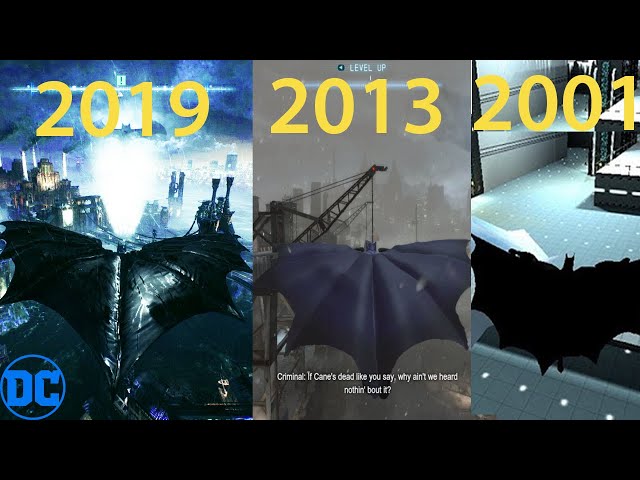 Evolution Of Batman Games 1986-2019