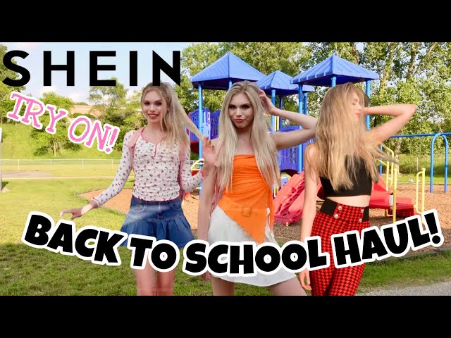 SHEIN BACK TO SCHOOL TRY-ON HAUL!