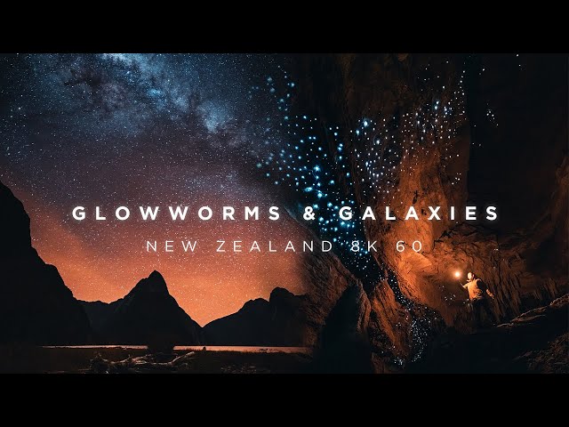 Glowworms & Galaxies | New Zealand Timelapse 8K 60