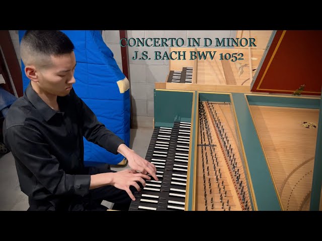 Bach: Harpsichord Concerto No. 1 in D Minor (BWV 1052) Solo Performance by Broque Musician