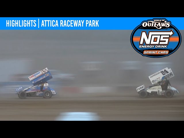 World of Outlaws NOS Energy Drink Sprint Cars | Attica Raceway Park | May 19th, 2023 | HIGHLIGHTS