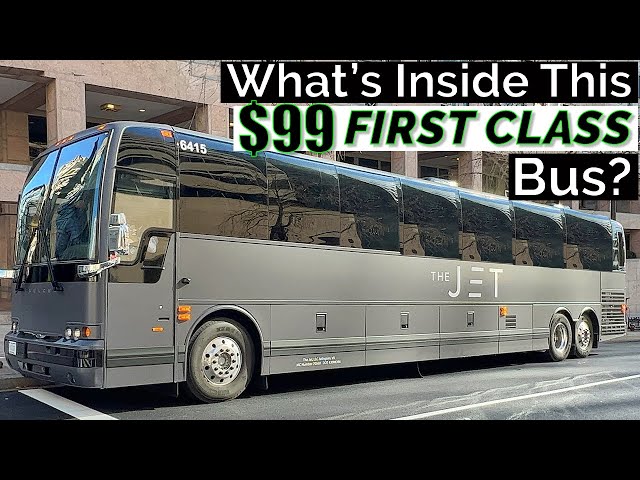 First Class Bus "The JET" from Washington, DC to New York City