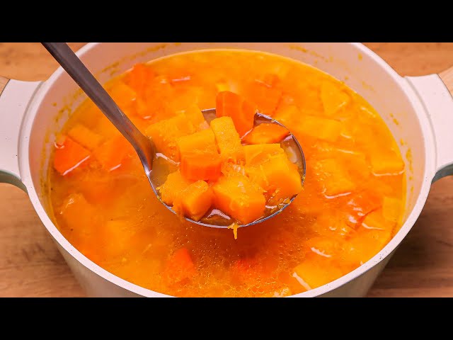 Everyone is looking for this pumpkin soup recipe! Eat day and night. Delicious and light vegetable