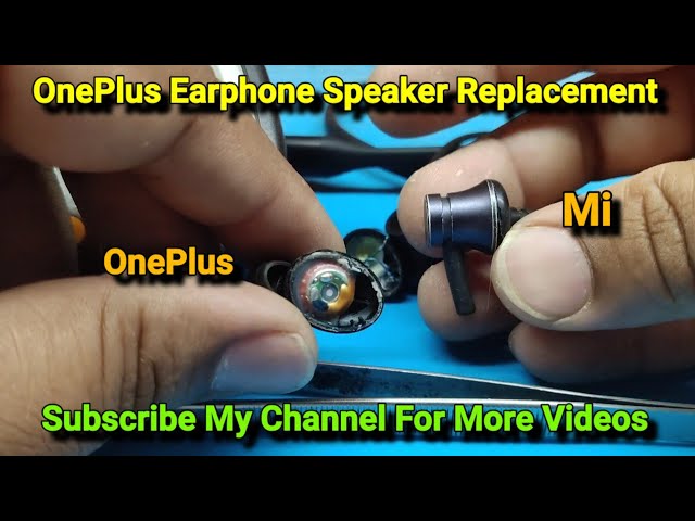 All OnePlus Bullets Wireless Earbud (No Sound) Speaker Replacement