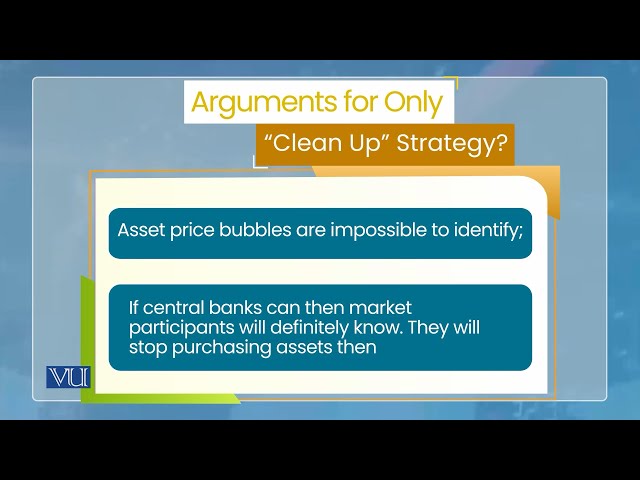 Debate of Central Banks’ Role in Asset Price Bubbles: Cons | Monetary Economics | ECO604_Topic151