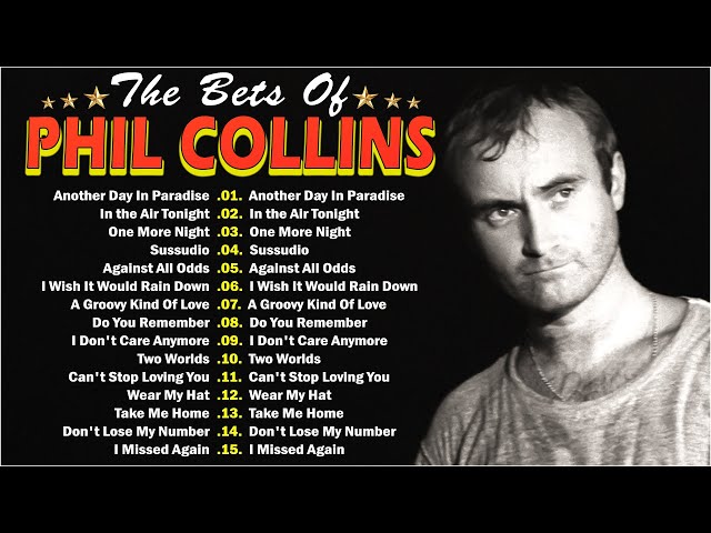 Phil Collins Greatest Hits Full Album 2024🎙 Best Soft Rock Songs Phil Collins Vol.24