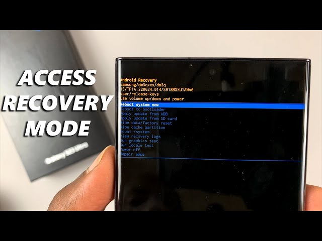 How To Access Recovery Mode On Samsung Galaxy S23/S23+/S23 Ultra