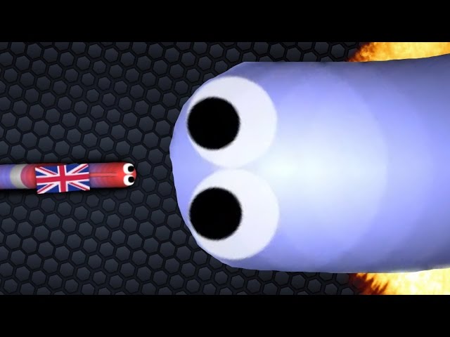 WORLDS BIGGEST NEW SLITHER.IO SKIN TAKEDOWN! Britain Flag Skin with NO HACK SLITHER.IO MODS Gameplay