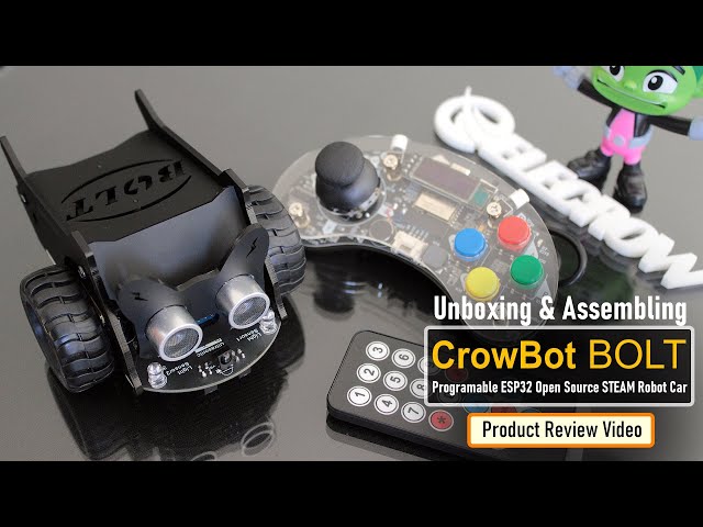Unboxing and Assembling Crowbot Bolt Smart Robot Car