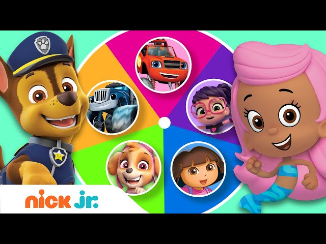 Guess the Missing Colors w/ PAW Patrol, Blaze & More! 🌈 | Color Games | Nick Jr.