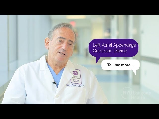 Tell Me More: Left Atrial Appendage Occlusion Device